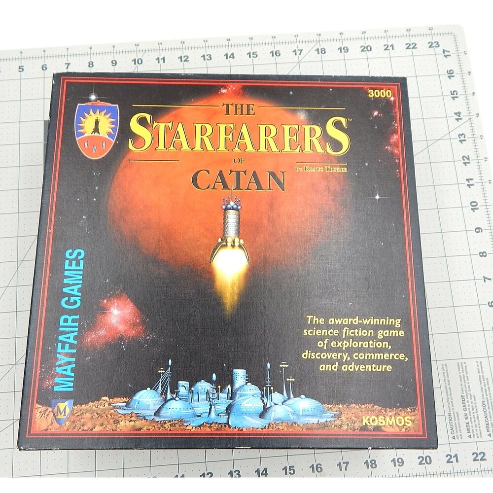 The Starfarers of Catan 2001 Board Game 1st Edition 3000 Mayfair Games Kosmos